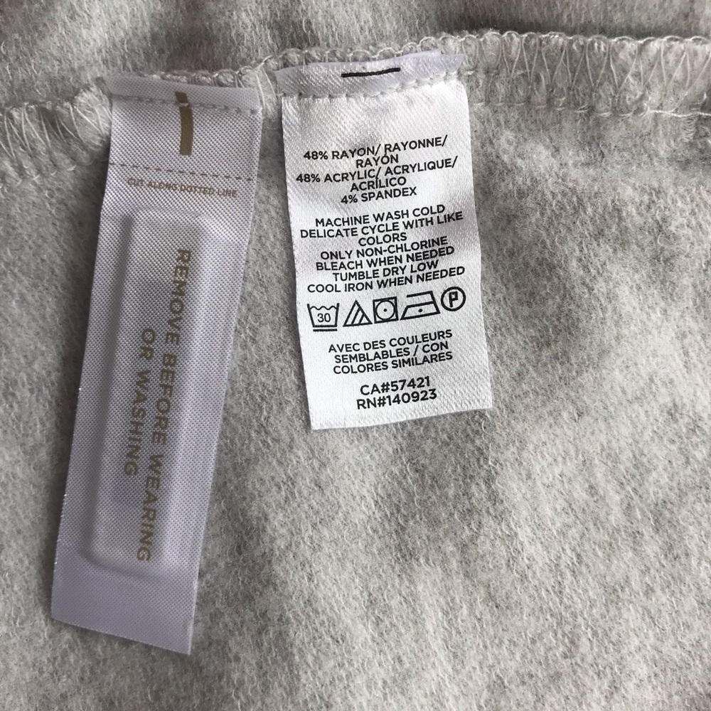 LOU & GREY SP Grey Super Soft Shorts S PETITE Adjustable Tie Elastic Waist NWT - Picture 9 of 13